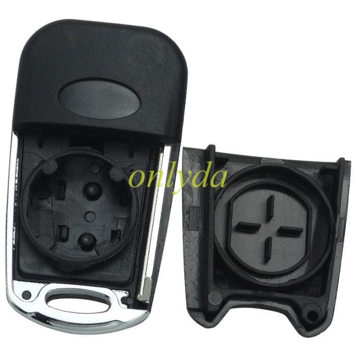For KIA  3 button remote key blank with black shell with badge , pls choose button