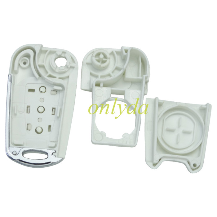 For KIA  3 button remote key blank with black shell with badge , pls choose button