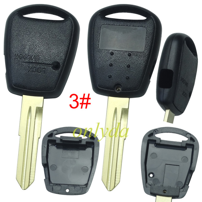 For Hyundai/ Kia 1 button remote key blank without badge ,pls choose blade model