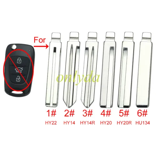 For Hyundai remote blade , pls choose model