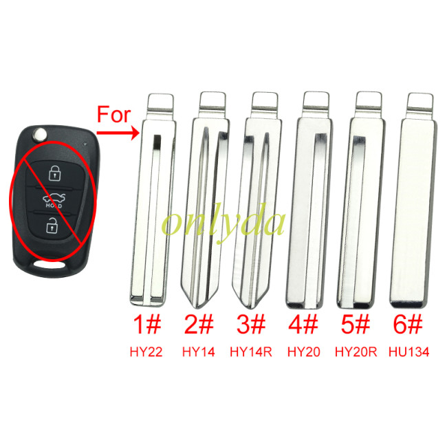 For Hyundai remote blade , pls choose model