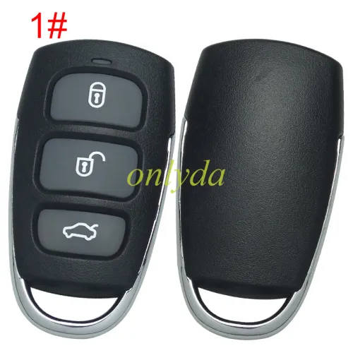 For Hyundai 3/3+1 button remote key shell , pls choose button