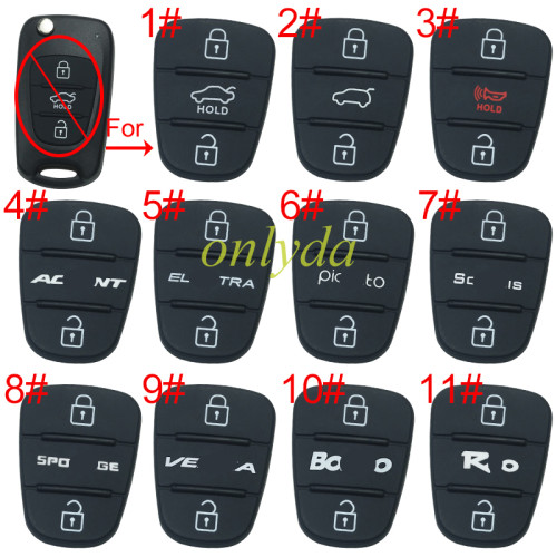 For KIA 3 button remote key pad， pls choose model