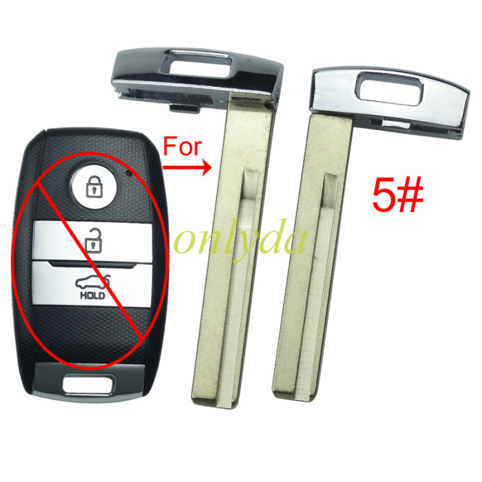For Kia Emmergency key blade， pls choose blade