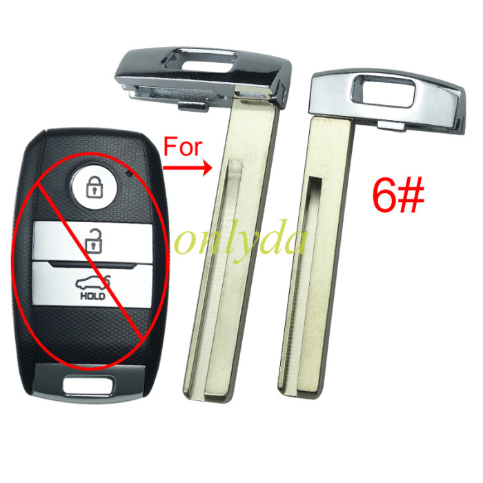For Kia Emmergency key blade， pls choose blade