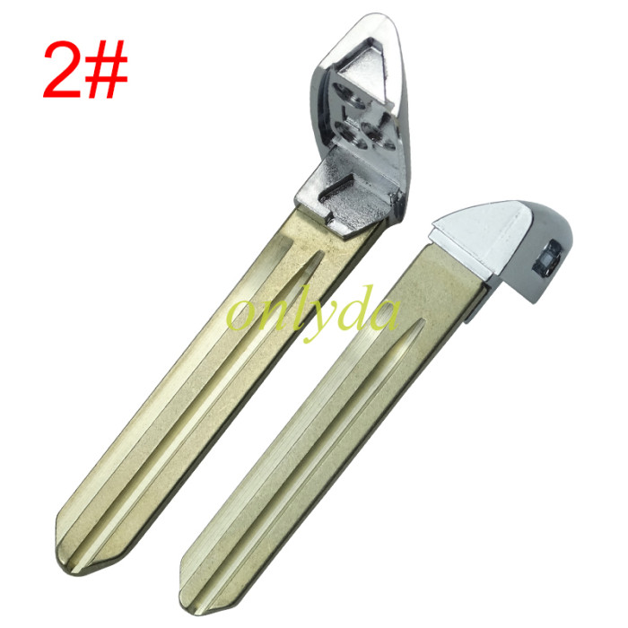 key blade for kia remote key shell， pls choose blade