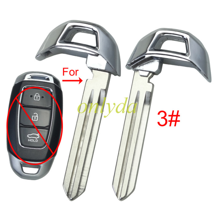 For Hyundai emergency key blade, pls choose model