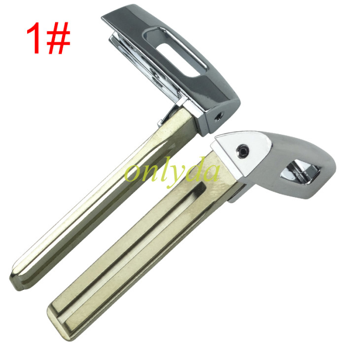 key blade for kia remote key shell， pls choose blade