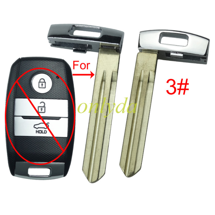 For Kia Emmergency key blade， pls choose blade