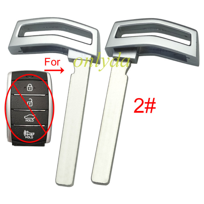 For Hyundai emmergency  key blade, pls choose blade