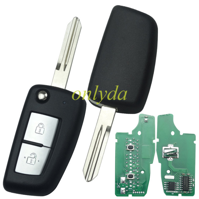 For Nissan 2 button remote  key 434mhz with 46 chip