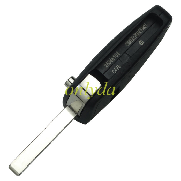 For Chevrolet remote key shell with round badge place,2B/3B ,pls choose the button
