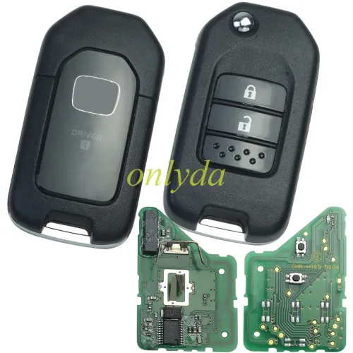 original Honda 2 button remote key  DRIVER 1 with PCF7961X (Hitag3)  47 chip-434mhz  Model: Honda G 95% new