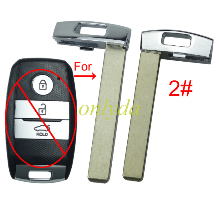For Kia Emmergency key blade， pls choose blade