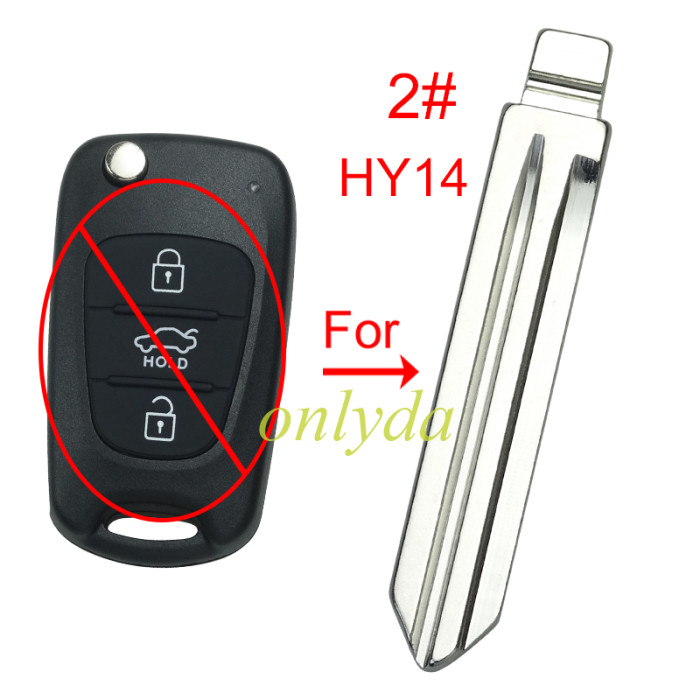 For Hyundai remote blade , pls choose model