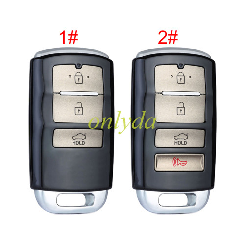 For KIA remote key blank with blade , pls choose button model
