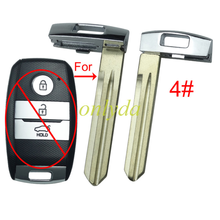 For Kia Emmergency key blade， pls choose blade