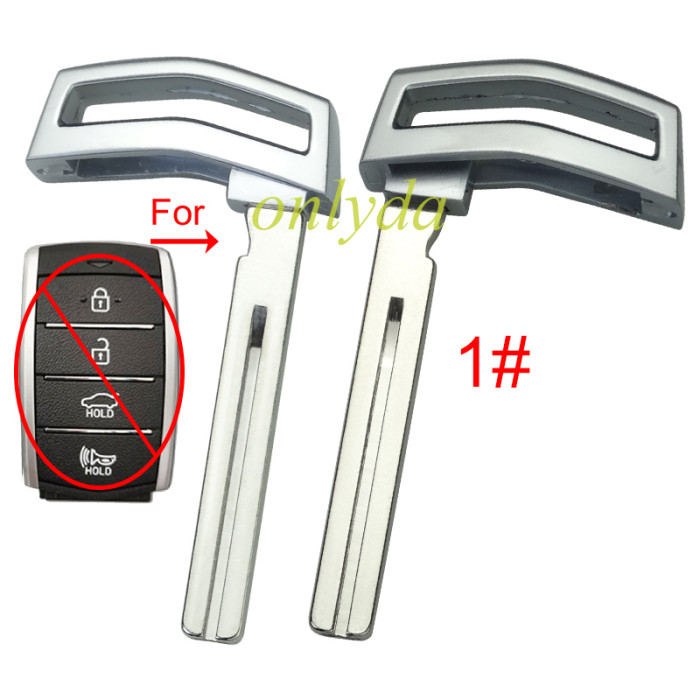 For Hyundai emmergency  key blade, pls choose blade