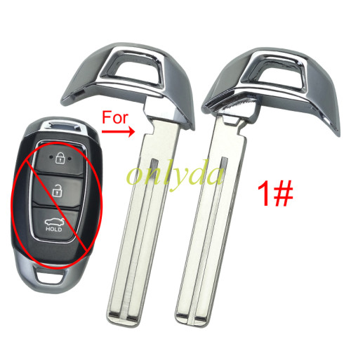 For Hyundai emergency key blade, pls choose model