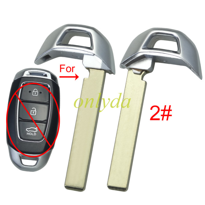 For Hyundai emergency key blade, pls choose model