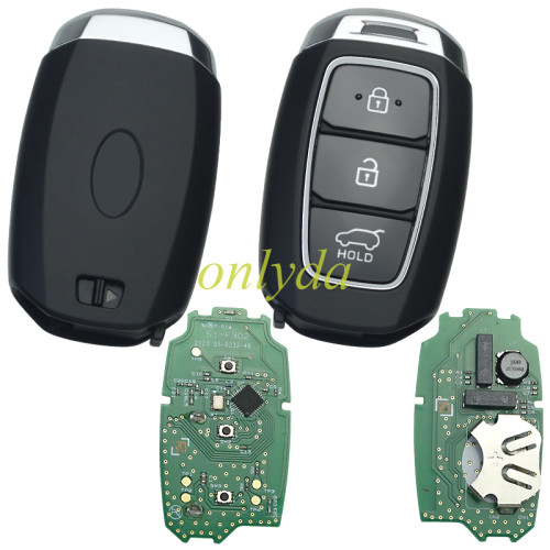 original Hyundai Santa Fe 2018 Genuine  3 button  Keyless remote key with 434mhz with 47 chip   95440-S1100 FCC ID: TQ8-F0B-4F19   OEM PCB+aftermarket shell