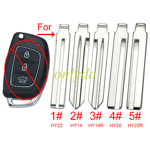 For Hyundai remote key blank blade , please choose which one do you need ?