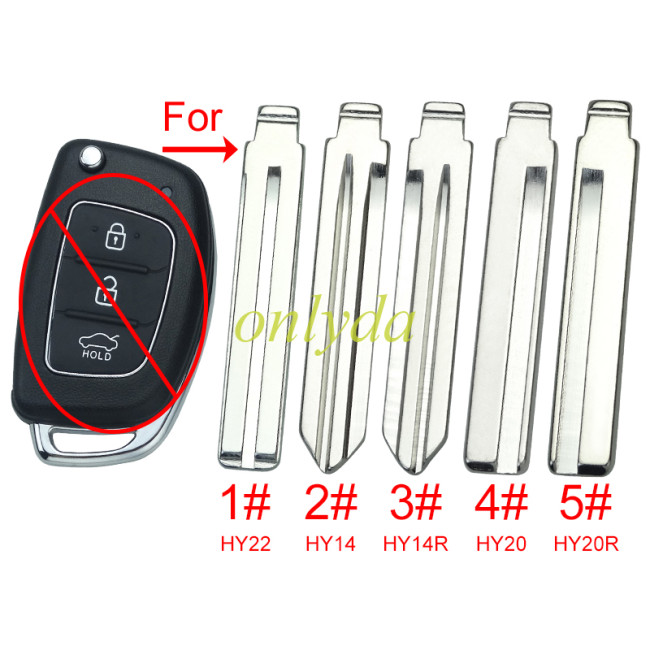 For Hyundai remote key blank blade , please choose which one do you need ?