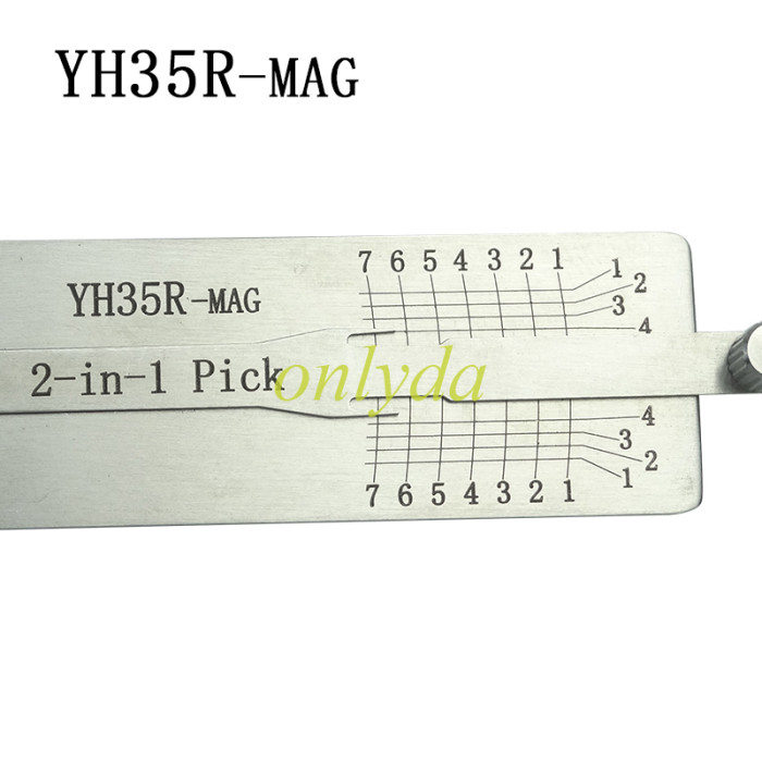 Lishi YH35R decoder  together  2 in 1 used for Yamaha motorcycle