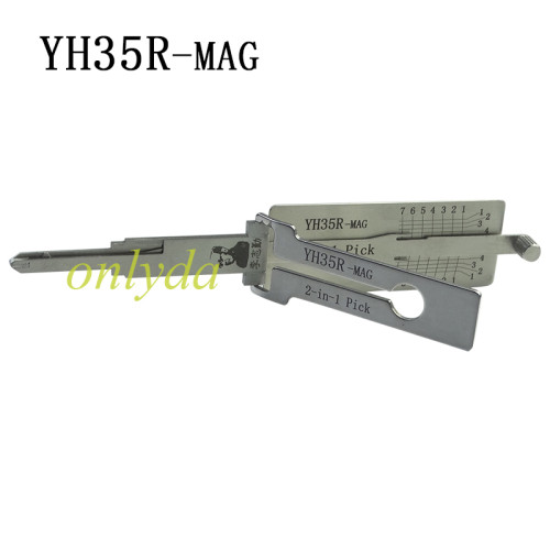 Lishi YH35R decoder  together  2 in 1 used for Yamaha motorcycle