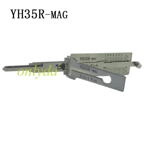 Lishi YH35R decoder  together  2 in 1 used for Yamaha motorcycle
