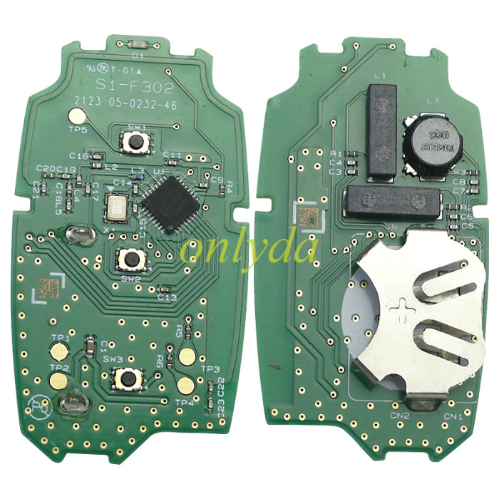 original Hyundai Santa Fe 2018 Genuine  3 button  Keyless remote key with 434mhz with 47 chip   95440-S1100 FCC ID: TQ8-F0B-4F19   OEM PCB+aftermarket shell