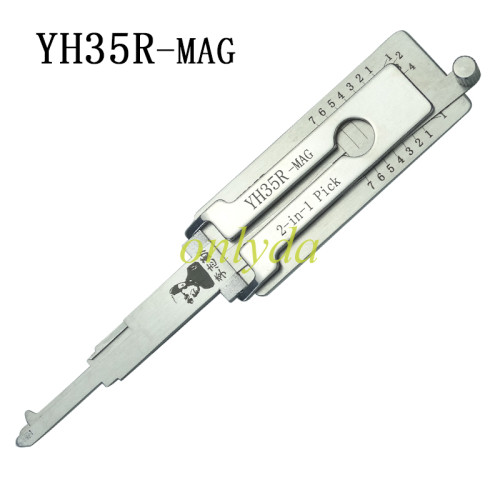 Lishi YH35R decoder  together  2 in 1 used for Yamaha motorcycle