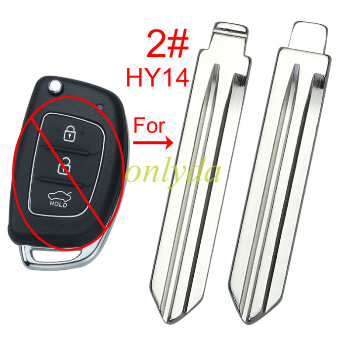 For Hyundai remote key blank blade , please choose which one do you need ?