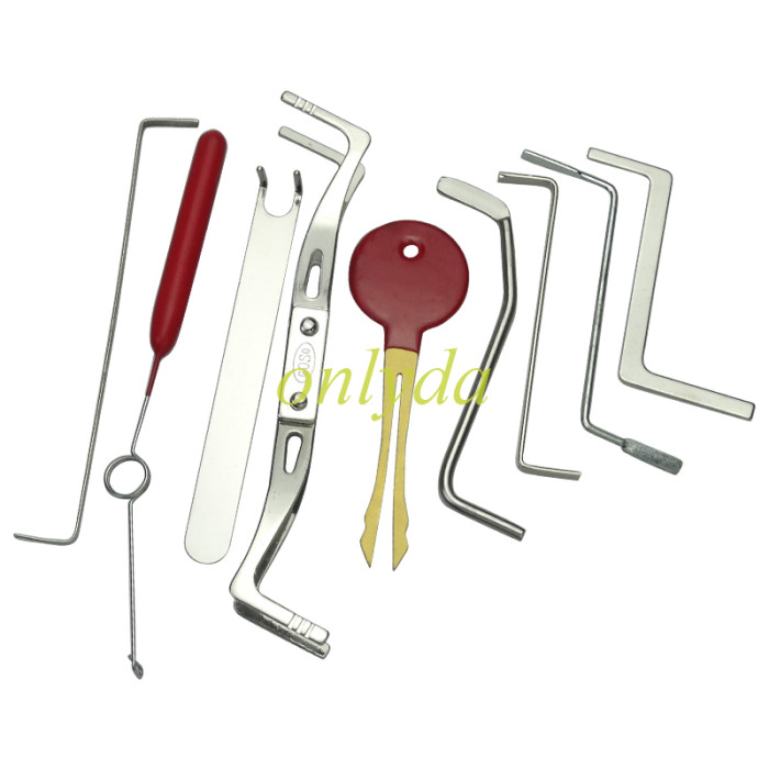Goso CHAMPION SERIES （House lock and car lock)stainless  PICK SET 29-IN-ONE