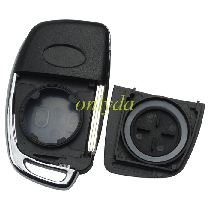 For Hyundai  remote key blank with badge ，Side With screws ，with HY14 left  blade,please choose the button