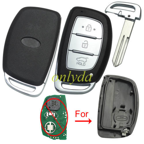 For Hyundai 3 button key blank with HY22 blade