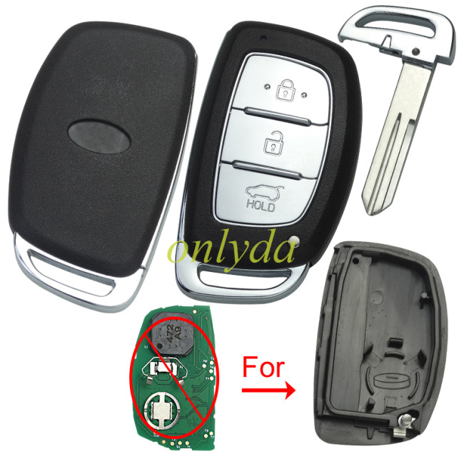 For Hyundai 3 button key blank with HY22 blade
