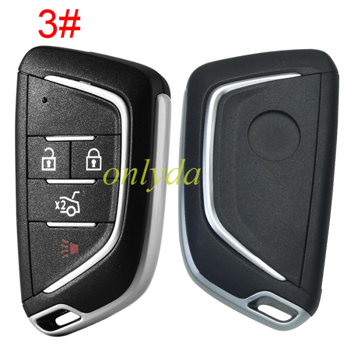 For Chevrolet modified 2/3/3+1/4+1/remote key blank with round badge place,(pls choose button )