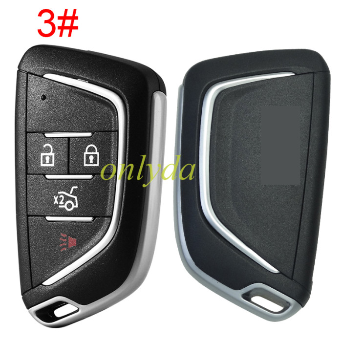 For Chevrolet modified 2/3/3+1/4+1/remote key blank with cross badge place,(pls choose button )