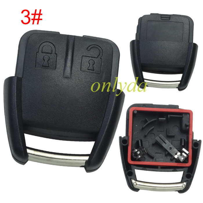 For Chevrolet remote shell with battery holder， pls choose the button