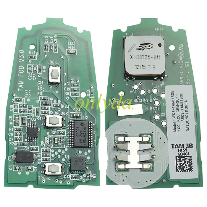 Genuine Smart Key for KIA Ray 2010  433MHz 95440A3000 PN :95440-A3000 chip 8A