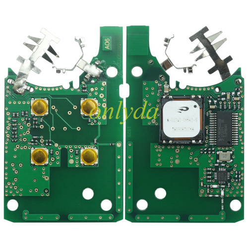High quality Keyless card for Renault  Megane4, Talisman, Espace5 2016+ Smart Key With 4Buttons 285977147R 433MHz HITAG AES original PCF7953M ID4A CMIIT ID:2014DJ3371