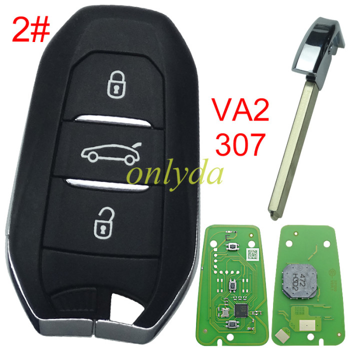 Xhorse smart remote key  for Peugeot & Citroen & DS models PN:XZPG00EN