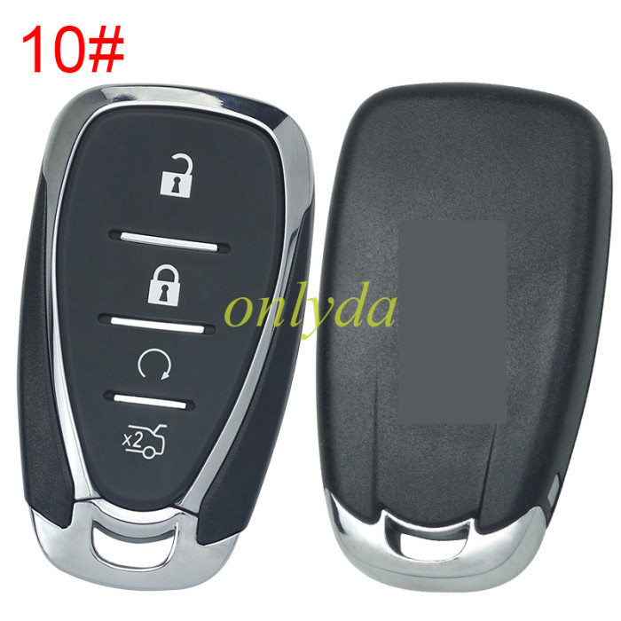 For Chevrolet  remote key blank with cross badge place, pls choose the button