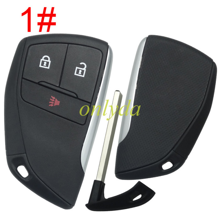 For Chevrolet Buick GM 2+1/3+1/4+1/5+1 button remote key  shell  without badge(please choose button)