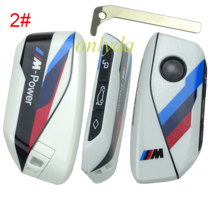 For BMW Modified NEW style remote key shell with 3button, pls choose the model