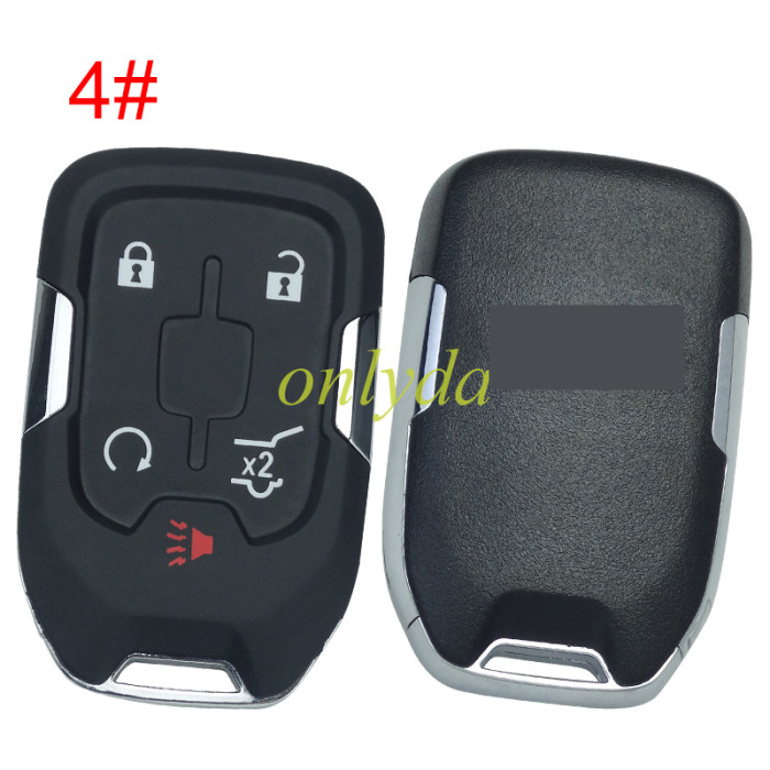 For Chevrolet  remote key blank with cross badge place, pls choose the button