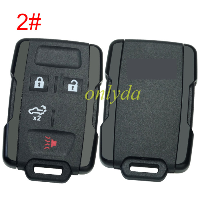 For Chevrolet  remote key shell with cross badge place, the side part is black, pls choose the button