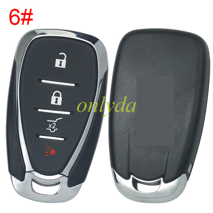 For Chevrolet  remote key blank with cross badge place, pls choose the button