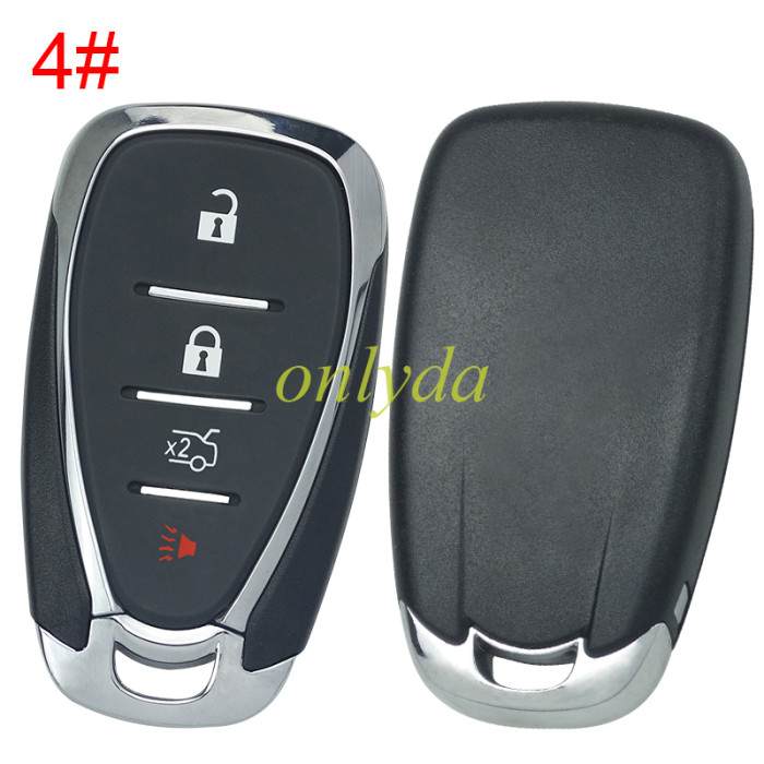 For Chevrolet  remote key blank without badge place, pls choose the button